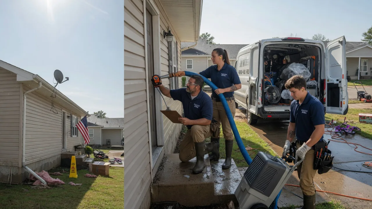 Ceiling Water Damage Restoration in Grubbs, AR near me